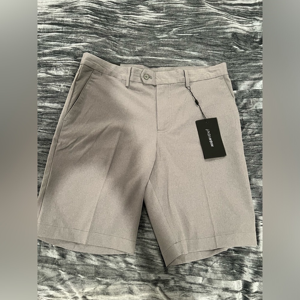 J.Lindeberg Men's Athletic Shorts in Light Gray